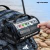 image:imageKastKing BaitSpace Line Management Bag Fishing Line Storage Bag with Water Resistant Nylon Clear View Window Removable Divider Tanglefree Leader Line HolderE BlueLarge