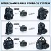 image:imageKastKing BaitSpace Line Management Bag Fishing Line Storage Bag with Water Resistant Nylon Clear View Window Removable Divider Tanglefree Leader Line HolderB BlueMedium