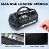 image:imageKastKing BaitSpace Line Management Bag Fishing Line Storage Bag with Water Resistant Nylon Clear View Window Removable Divider Tanglefree Leader Line HolderE BlueLarge