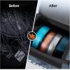 image:imageKastKing BaitSpace Line Management Bag Fishing Line Storage Bag with Water Resistant Nylon Clear View Window Removable Divider Tanglefree Leader Line HolderB BlueMedium