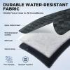 image:imageKastKing BaitSpace Line Management Bag Fishing Line Storage Bag with Water Resistant Nylon Clear View Window Removable Divider Tanglefree Leader Line HolderA BlackMedium