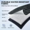image:imageKastKing BaitSpace Line Management Bag Fishing Line Storage Bag with Water Resistant Nylon Clear View Window Removable Divider Tanglefree Leader Line HolderD BlackLarge