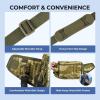 image:imageKastKing BaitSpace Waist Bag  Waterproof Tackle Storage Bag With Adjustable Belt Fishing Fanny Pack for Men Soft Bait Organizer 3600 Utility Box Rod Holder NylonKhaki Camo