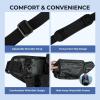 image:imageKastKing BaitSpace Waist Bag  Waterproof Tackle Storage Bag With Adjustable Belt Fishing Fanny Pack for Men Soft Bait Organizer 3600 Utility Box Rod Holder NylonBlack Camo