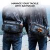 image:imageKastKing BaitSpace Waist Bag  Waterproof Tackle Storage Bag With Adjustable Belt Fishing Fanny Pack for Men Soft Bait Organizer 3600 Utility Box Rod Holder NylonBlue Camo