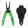 image:imageKastKing Cutthroat 7 inch Fishing Split Ring Pliers 420 Stainless Steel Fishing Tools Saltwater Resistant Fishing Gear Tungsten Carbide CuttersGreen