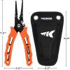 image:imageKastKing Cutthroat 7 inch Fishing Split Ring Pliers 420 Stainless Steel Fishing Tools Saltwater Resistant Fishing Gear Tungsten Carbide CuttersOrange