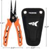 image:imageKastKing Cutthroat 7 inch Fishing Split Ring Pliers 420 Stainless Steel Fishing Tools Saltwater Resistant Fishing Gear Tungsten Carbide CuttersOrange