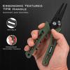 image:imageKastKing Cutthroat 7 inch Fishing Split Ring Pliers 420 Stainless Steel Fishing Tools Saltwater Resistant Fishing Gear Tungsten Carbide CuttersStryker Green