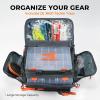 image:imageKastKing Fishing Gear amp Tackle Bags  Saltwater Resistant Fishing Bags  Fishing Tackle Storage BagsA4 MediumHossWith 2 3600 Trays  15x11x1025Blackout