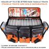 image:imageKastKing Fishing Gear amp Tackle Bags  Saltwater Resistant Fishing Bags  Fishing Tackle Storage BagsC Extralarge Hawg Without Trays  264x11x154Orange