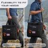 image:imageKastKing Fishing Tackle Bags  Saltwater amp Freshwater Fishing Bags  Water Resistant Padded Shoulder Strap  Gear StorageBlackLarge