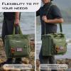 image:imageKastKing Fishing Tackle Bags  Saltwater amp Freshwater Fishing Bags  Water Resistant Padded Shoulder Strap  Gear StorageGreenLarge