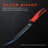 image:imageKastKing Intimidator Bait Knife and Filet Knives UltraSharp G4116 German StainlessSteel Blades Fresh or Saltwater NonSlip Handle Durable Storage Bag and Honing RodD 9 Fillet Knife and Sharpening Steel