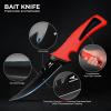 image:imageKastKing Intimidator Bait Knife and Filet Knives UltraSharp G4116 German StainlessSteel Blades Fresh or Saltwater NonSlip Handle Durable Storage Bag and Honing RodB Fish Cleaning Kit