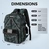 image:imageKastKing KarryAll KastMate Fishing Tackle BackpackWaterResistant Tackle Bag With 2 Rod HoldersFishing Gear and Equipment With Large Gear StorageBlackB Black Camo
