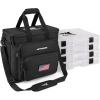 image:imageKastKing Karryall Fishing Tackle Bags with 4  3600 Tackle Trays  Saltwater amp Freshwater Fishing Gear StorageBlack