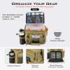 image:imageKastKing Karryall Fishing Tackle Bags with 4  3600 Tackle Trays  Saltwater amp Freshwater Fishing Gear StorageKhaki