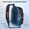 image:imageKastKing Karryall Sling Tackle BagFishing Sling PackFishing Backpack With Rod HolderMOLLE SystemSoft Bait amp Gear StorageB Black Camo
