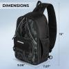 image:imageKastKing Karryall Sling Tackle BagFishing Sling PackFishing Backpack With Rod HolderMOLLE SystemSoft Bait amp Gear StorageB Black Camo