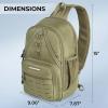 image:imageKastKing Karryall Sling Tackle BagFishing Sling PackFishing Backpack With Rod HolderMOLLE SystemSoft Bait amp Gear StorageC Khaki