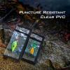 image:imageKastKing Madbite Lure Wraps Available in Two Sizes Keeps Lures Safe Durable amp Clear PVC Easily See Lures Easy Open and Close Hook amp Loop System Great Value Includes 4 Lure WrapsB 4 Pack  Large 748x 389