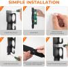 image:imageKastKing SafeGuard Fishing Rod Holder for Garage Wall or Ceiling Mounted Fishing Rod Rack Storage Organizer Fishing Pole Holder Holds 6 Rods or Combos in Less Than 18 InchesC Gray  2 Packstore 12 fishing rods or combos
