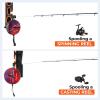 image:imageKastKing SafeGuard Fishing Rod Holder for Garage Wall or Ceiling Mounted Fishing Rod Rack Storage Organizer Fishing Pole Holder Holds 6 Rods or Combos in Less Than 18 InchesBUpgraded w Spooler  2 Pack store 12 rods