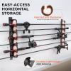 image:imageKastKing SafeGuard Fishing Rod Holder for Garage Wall or Ceiling Mounted Fishing Rod Rack Storage Organizer Fishing Pole Holder Holds 6 Rods or Combos in Less Than 18 InchesBUpgraded w Spooler  1 Packstore 6 rods
