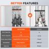 image:imageKastKing V10 Pivot Grip Fishing Rod HolderAdjustable SpaceSaving WallMounted Rod Holder 10 PolymerCoated Steel Hooks Expandable Storage System Holds 10 Rod amp Reel Combos 1 PackA Orange1 Pack