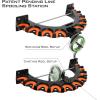 image:imageKastKing V10 Rod Rack with Spooling Station Wall Mounted Fishing RodCombo Rack Holds 10 Combos Line Spooling Tool for Spinning and Casting Reels 2pcs Line Boss IncludedBlack