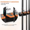 image:imageKastKing V15 Vertical Fishing Rod Holder  Wall Mounted Fishing Rod Rack Store 15 Rods or Fishing Rod Combos in 1725 Inches Great Fishing Pole Holder and RackA 2 Pack  Black Store 30 rods