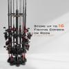 image:imageKastKing V16 Rotating Fishing Rod Holder for Garage Floor Rack Holds Up to 16 Rods amp Combos SpaceSaving Pole Organizer with Foam Durable ABS Fishing Gear Storage Gift for MenV16