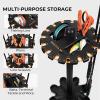image:imageKastKing V16 Rotating Fishing Rod Holder for Garage Floor Rack Holds Up to 16 Rods amp Combos SpaceSaving Pole Organizer with Foam Durable ABS Fishing Gear Storage Gift for MenV16 wRotaing Base