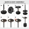 image:imageKastKing V16 Rotating Fishing Rod Holder for Garage Floor Rack Holds Up to 16 Rods amp Combos SpaceSaving Pole Organizer with Foam Durable ABS Fishing Gear Storage Gift for MenV16 wRotaing Base