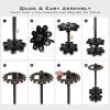 image:imageKastKing V16 Rotating Fishing Rod Holder for Garage Floor Rack Holds Up to 16 Rods amp Combos SpaceSaving Pole Organizer with Foam Durable ABS Fishing Gear Storage Gift for MenV16