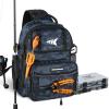 F: Blue Camo - with (2) 3600 tackle boxes