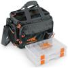 image:imageKastKing Fishing Gear amp Tackle Bags  Saltwater Resistant Fishing Bags  Fishing Tackle Storage BagsA4 MediumHossWith 2 3600 Trays  15x11x1025Blackout