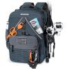 image:imageKastKing KarryAll KastMate Fishing Tackle BackpackWaterResistant Tackle Bag With 2 Rod HoldersFishing Gear and Equipment With Large Gear StorageBlackE Dark Gray