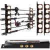 image:imageKastKing SafeGuard Fishing Rod Holder for Garage Wall or Ceiling Mounted Fishing Rod Rack Storage Organizer Fishing Pole Holder Holds 6 Rods or Combos in Less Than 18 InchesA Black  1 Packstore 6 fishing rods or combos