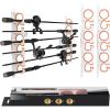 D: White  1 Pack(store 6 fishing rods or combos)