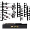 C: Gray  2 Pack(store 12 fishing rods or combos)