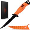 image:imageKastKing Speed Demon Pro Fillet Knife  Razor Sharp G4116 German StainlessSteel Blade Professional Level Knives for Filleting and Boning NonSlip Handles Includes Protective SheathA 5 bait knife