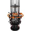 image:imageKastKing V16 Rotating Fishing Rod Holder for Garage Floor Rack Holds Up to 16 Rods amp Combos SpaceSaving Pole Organizer with Foam Durable ABS Fishing Gear Storage Gift for MenV16 wRotaing Base