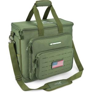 image:imageKastKing Fishing Tackle Bags  Saltwater amp Freshwater Fishing Bags  Water Resistant Padded Shoulder Strap  Gear StorageGreenLarge