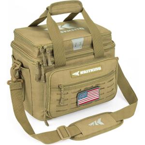 image:imageKastKing Fishing Tackle Bags  Saltwater amp Freshwater Fishing Bags  Water Resistant Padded Shoulder Strap  Gear StorageKhakiMedium