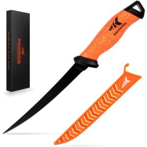 image:imageKastKing Speed Demon Pro Fillet Knife  Razor Sharp G4116 German StainlessSteel Blade Professional Level Knives for Filleting and Boning NonSlip Handles Includes Protective SheathC 7 fillet Knife