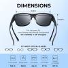 image:imageKastKing Chariton FitOver Polarized Wrap Around Over Sunglasses for Men and Women Ideal for Driving Fishing Cycling RunningA Matte Black Frame  Smoke Mirror