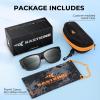 image:imageKastKing Chariton FitOver Polarized Wrap Around Over Sunglasses for Men and Women Ideal for Driving Fishing Cycling RunningA Matte Black Frame  Smoke Mirror