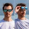 image:imageKastKing Chariton FitOver Polarized Wrap Around Over Sunglasses for Men and Women Ideal for Driving Fishing Cycling RunningB Black Frame  Smokeice Mirror